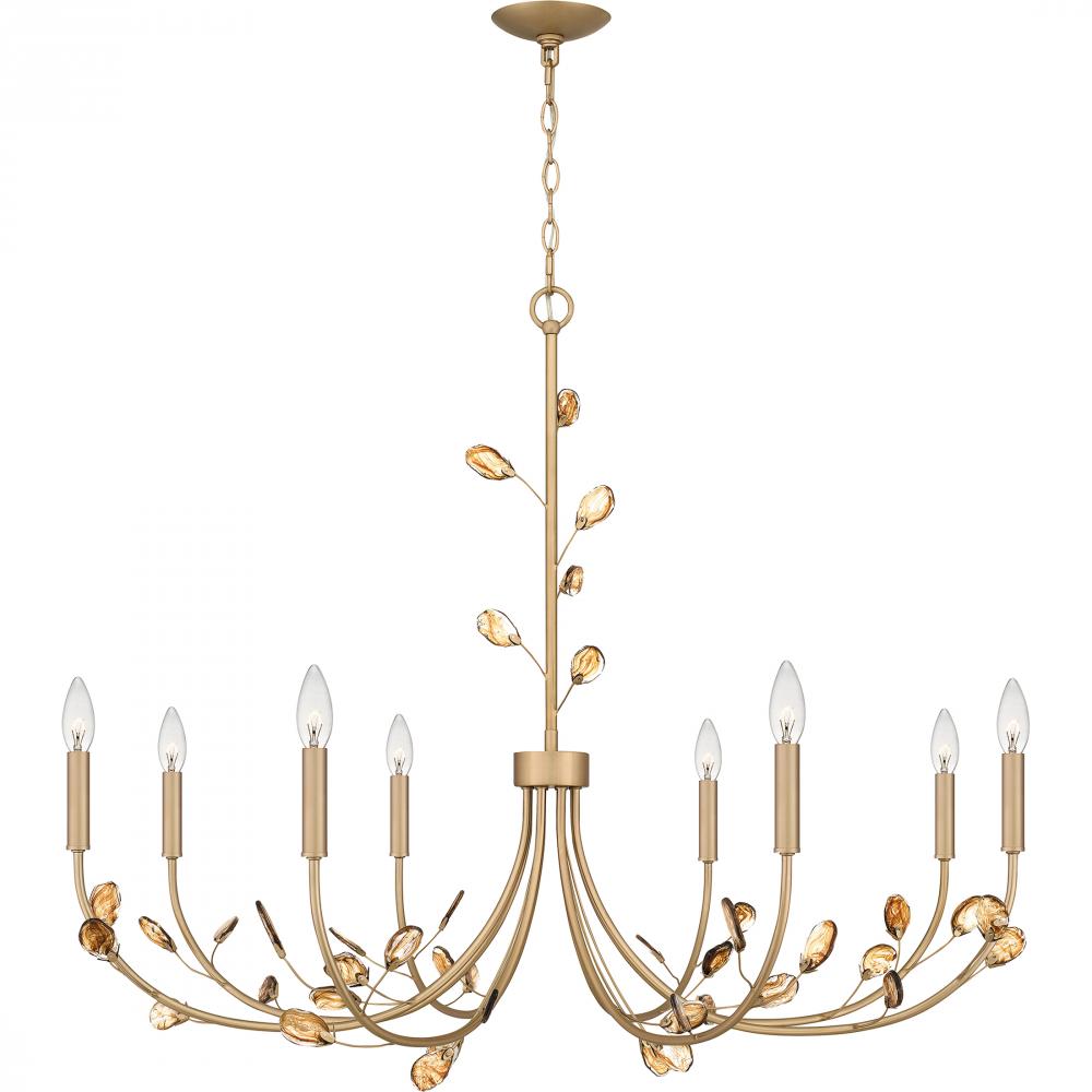 Heiress 8-Light Bronze Gold Chandelier