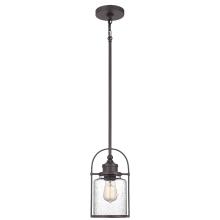 Quoizel QPP2781WT - Payson 1-Light Western Bronze Mini Pendant Light
