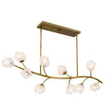 Quoizel WALK1048PVB - Walker 10-Light Vintage Brass Island Light