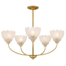 Quoizel WHP5028BRG - Whitecap 5-Light Brushed Gold Chandelier
