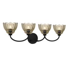 Quoizel WHP8631MC - Whitecap 4-Light Mottled Cocoa Vanity Light