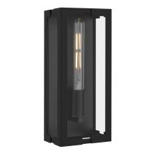 Quoizel YOUN8406MBK - Young 1-Light Matte Black Outdoor Wall Lantern