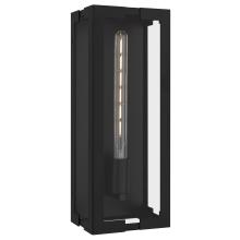 Quoizel YOUN8407MBK - Young 1-Light Matte Black Outdoor Wall Lantern