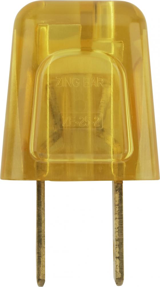 Quick Connect Plug; Polarized; 18/2 SPT-2; 6A-125V; Gold Finish