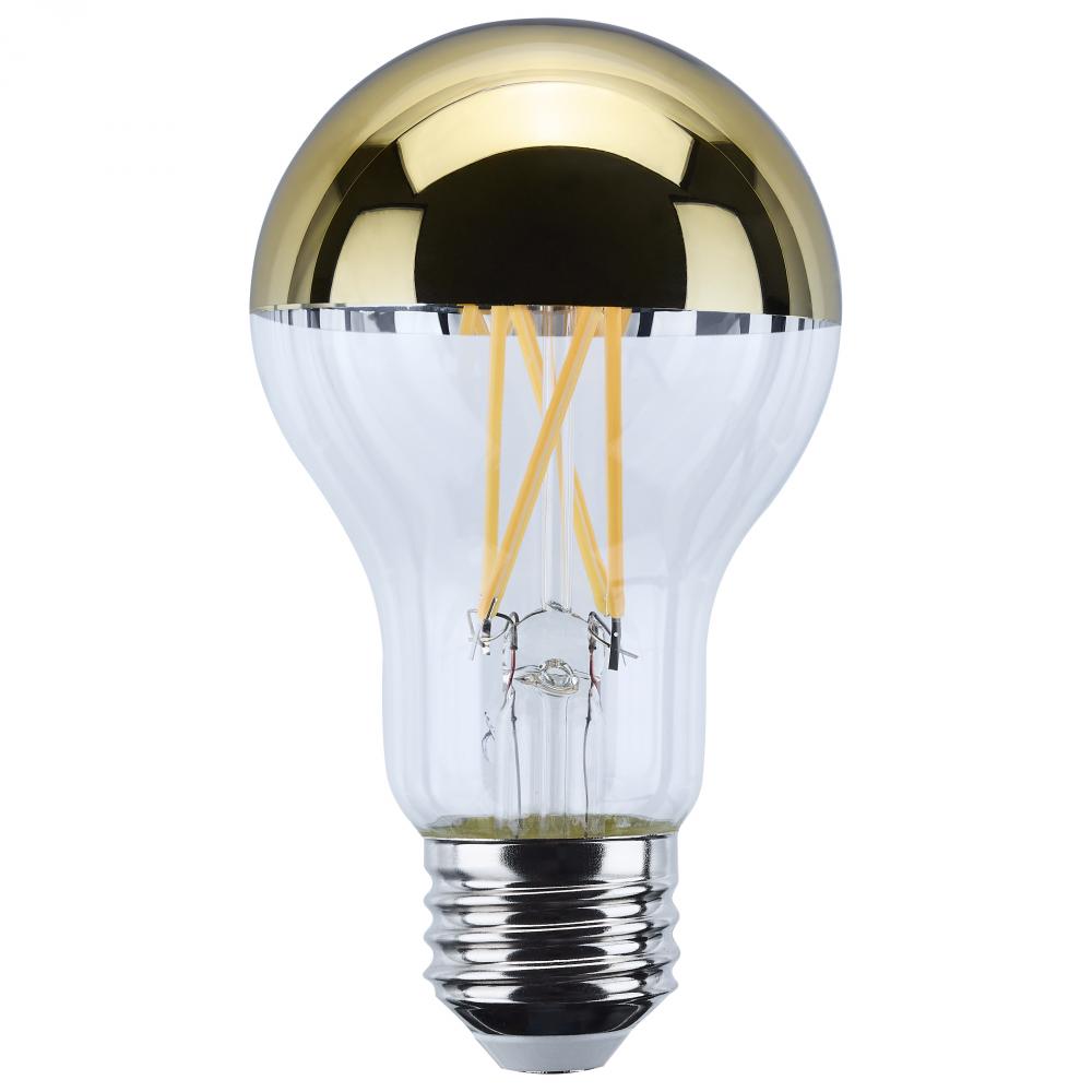 8 Watt A19 LED; Medium Base; 2700K CCT; Gold Crown; 60 Watt Replacement