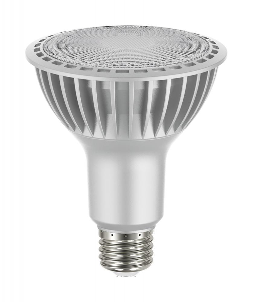 20.5 Watt PAR30 High Lumen LED; Long Neck; 3000K; Medium base; 120 Volt