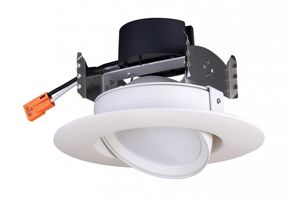 9.5 watt LED Directional Retrofit Downlight - Gimbaled; 4"; 4000K; 90' Beam spread; 120