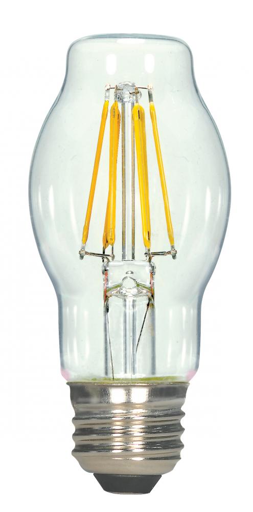 6.5 Watt BT15 LED; Clear; Medium base; 2700K; 810 Lumens; 120 Volt