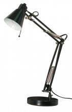 Satco Products Inc. 60/845 - Mini Head Drafting Lamp - 1 Light - Black