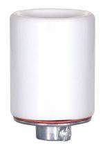 Satco Products Inc. 80/1078 - Keyless Porcelain Socket With Metal 1/4 IPS Cap; CSSNP Screw Shell; Glazed; 660W; 250V; 200 Bulk