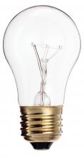 Satco Products Inc. S2869 - 40 Watt A15 Incandescent appliance lamp; Clear; 2500 Average rated hours; 300 Lumens; Medium base;