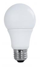 Satco Products Inc. S9589 - 10 watt; A19 LED; Frosted; 3000K Medium base; 200' beam spread; 120 volts; Non-Dimmable; 4-Pack