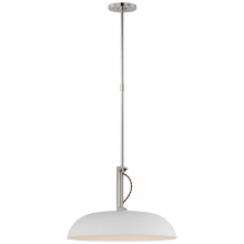 Visual Comfort Signagure Collect. AL 5040PN/WHT-WG - Cyrus 19" Pendant