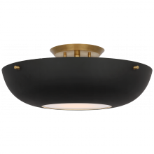 Visual Comfort Signagure Collect. ARN 4520HAB-BLK - Valencia 16" Flush Mount