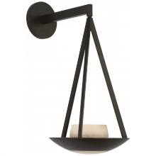 Visual Comfort & Co. Signature Collection BBL 2165MI-ALB - Divina 19" Floating Bowl Sconce