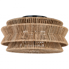 Visual Comfort Signagure Collect. CHC 4016BZ/NAB - Antigua XL Drum Semi-Flush Mount