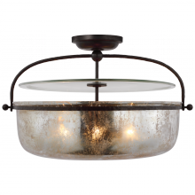 Visual Comfort Signagure Collect. CHC 4272AI-MG - Lorford Large Semi Flush Lantern