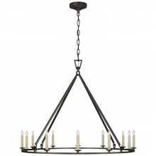 Visual Comfort Signagure Collect. CHC 5174AI - Darlana Large Single Ring Chandelier