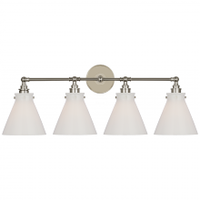 Visual Comfort Signagure Collect. CHD 2530PN-WG - Parkington 32" Four Light Bath Bar