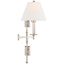 Visual Comfort & Co. Signature Collection CHD 5102PN-L - Dorchester Double Backplate Swing Arm