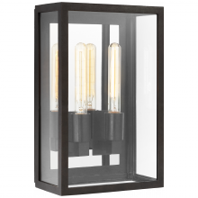 Visual Comfort Signagure Collect. CHO 2935AI-CG - Fresno Medium 2-Light 3/4 Wall Lantern