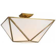 Visual Comfort Signagure Collect. JN 4241HAB-WG - Lorino Large Semi-Flush Mount