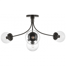 Visual Comfort Signagure Collect. KS 4009BZ-CG - Prescott Large Semi-Flush Mount