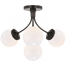 Visual Comfort Signagure Collect. KS 4407BZ-WG - Prescott Medium Semi-Flush Mount