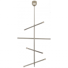 Visual Comfort Signagure Collect. KW 5593PN-CG - Rousseau Large Articulating Chandelier