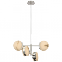 Visual Comfort Signagure Collect. KW 5606PN-ALB - Melange 25" Multi-Positional Semi-Flush Chandelier