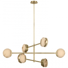 Visual Comfort Signagure Collect. KW 5607AB-ALB - Melange 48" Multi-Positional Chandelier