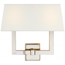 Visual Comfort Signagure Collect. SL 2820PN-L2 - Square Tube Double Sconce