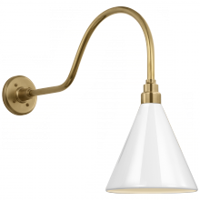 Visual Comfort Signagure Collect. TOB 2802HAB/S10-WHT - Academy 23" Flynn Barn Light