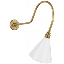 Visual Comfort Signagure Collect. TOB 2803HAB/S10-WHT - Academy 26" Angled Flynn Barn Light