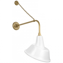 Visual Comfort Signagure Collect. TOB 2810HAB/S3-WHT - Academy 20" Anchored Rex Barn Light