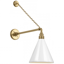 Visual Comfort Signagure Collect. TOB 2813HAB/S10-WHT - Academy 17.5" Anchored Mack Barn Light