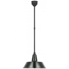 Visual Comfort & Co. Signature Collection TOB 5803MBK-G - Academy 16" Bowers Pendant