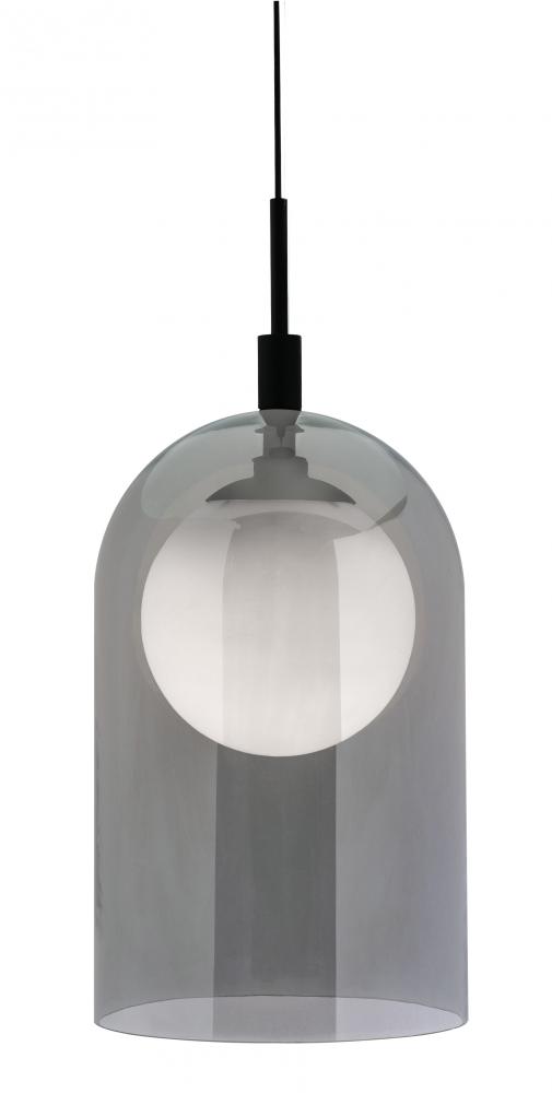 Kiran 8'' Pendant LED 3000K 120V BK