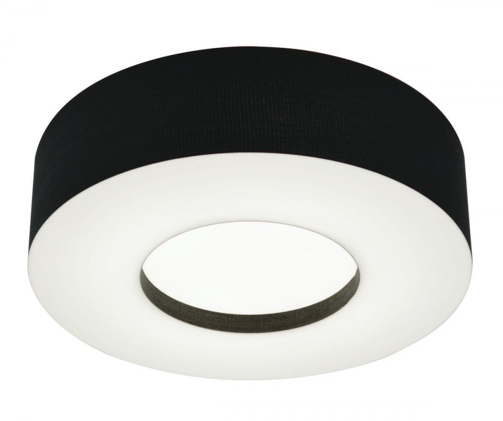 Montclair 20'' LED Flush,120-277V,3 CCT,BK,MS,BB