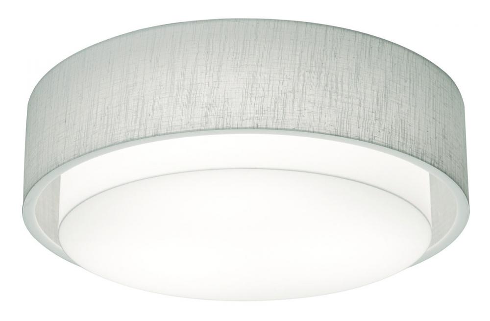 Sanibel 18'' LED Flush,120-277V,3 CCT,LW,LW,BB