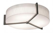 AFX Lighting, Inc. APF1214LAJUDES-LW - Apex 14'' LED Ceiling - Espresso Finish - Linen White Shade