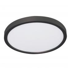 AFX Lighting, Inc. EGRF08LAJD1BK - EDGE ROUND FLUSHMOUNT LED 15W 1000lm 120V