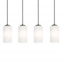 AFX Lighting, Inc. LEOP04MBBKLNR4 - Leo 36'' 4 Light Linear Pendant - BK