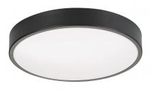 AFX Lighting, Inc. OTVF1425LAJD1BK-BB - Octavia 14in Flush,120V,AJ CCT,Black,Battery