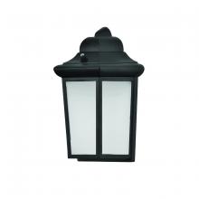 AFX Lighting, Inc. PSW0812700L50BK - Patriot - Outdoor Light Fixture - Black Finish - White Glass Shade