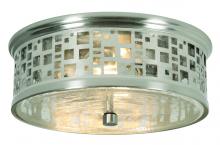 AFX Lighting, Inc. RSCF11MBSN - ROSCOE FLUSHMOUNT MEDIUM BASE 120V