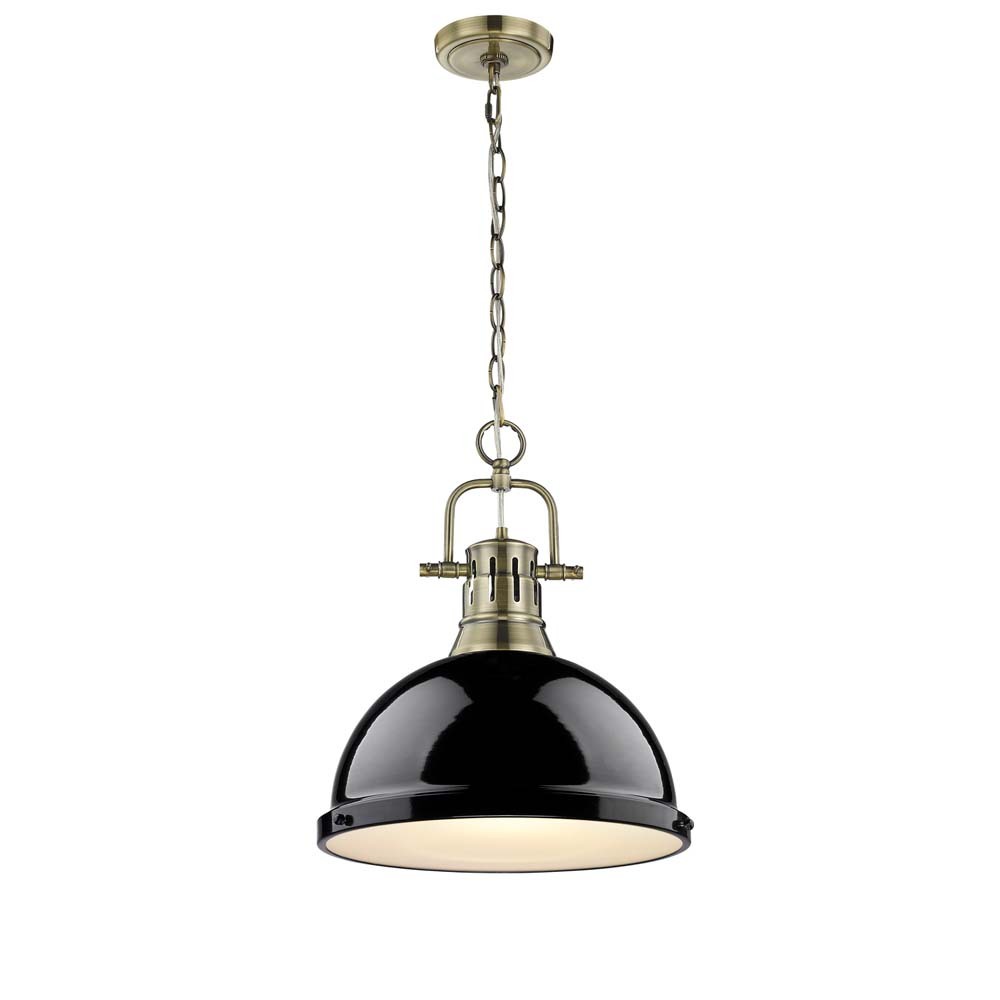 Duncan 1 Light Pendant with Chain