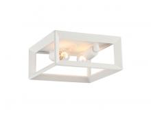 Golden 2073-FM NWT - Smyth 2-Light Flush Mount in Natural White