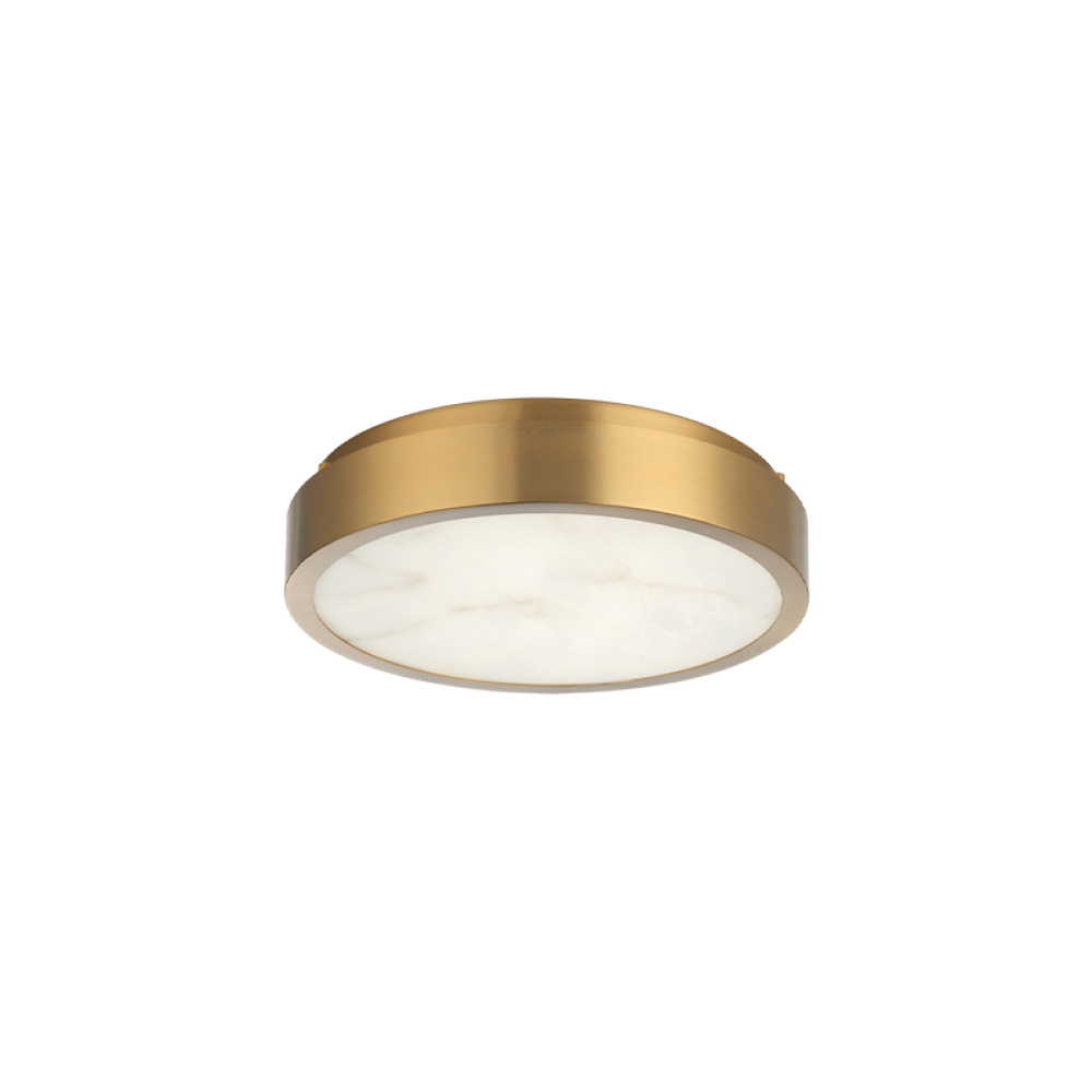 Marblestone Aged Gold Brass Ceiling Mount
