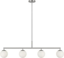 Generation Lighting GLC1814BN - Nube Four Light Linear Chandelier